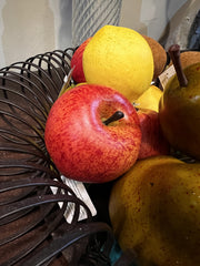 Mela Fuji Artificiale H7 D7 – Frutto Decorativo Realistico