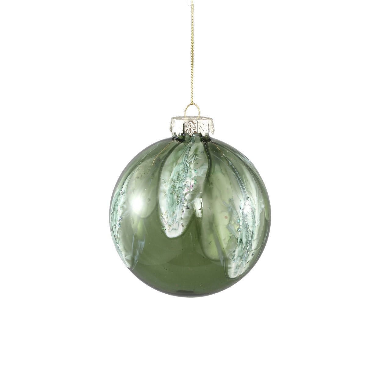 Pallina di Natale Moss in vetro soffiato &Oslash; 10 - 703627