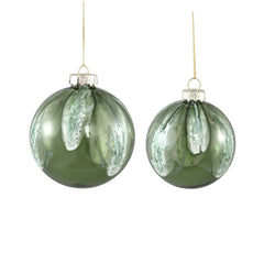 Pallina di Natale Moss in vetro soffiato  - CONFIG0316