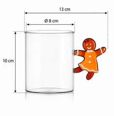 Mug Mrs. Pan di Zenzero Sweet & Candy Ichendorf Milano con dimensioni H 10 cm e Ø 13/8 cm