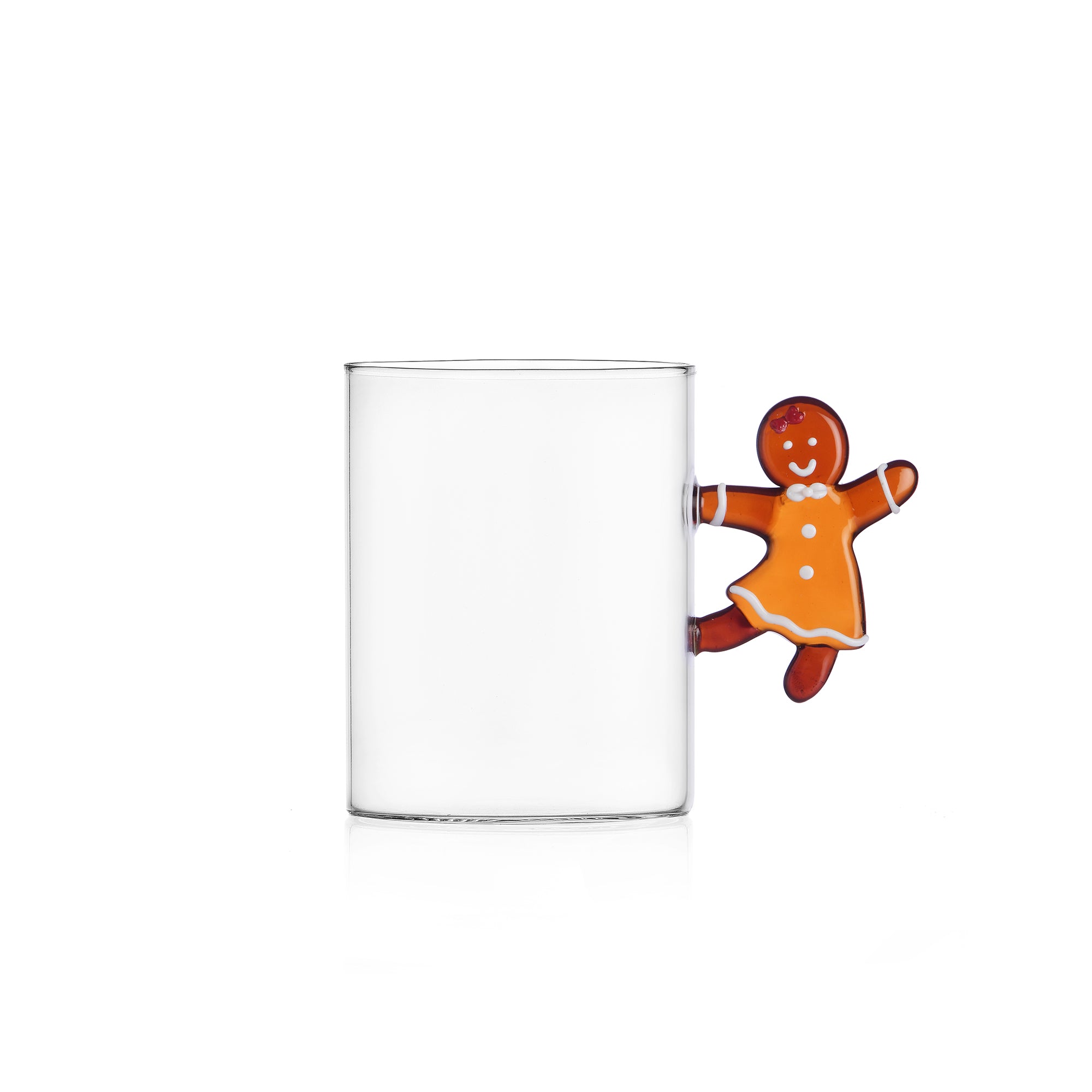 Mug Mrs. Pan di Zenzero Sweet & Candy in vetro borosilicato Ichendorf Milano