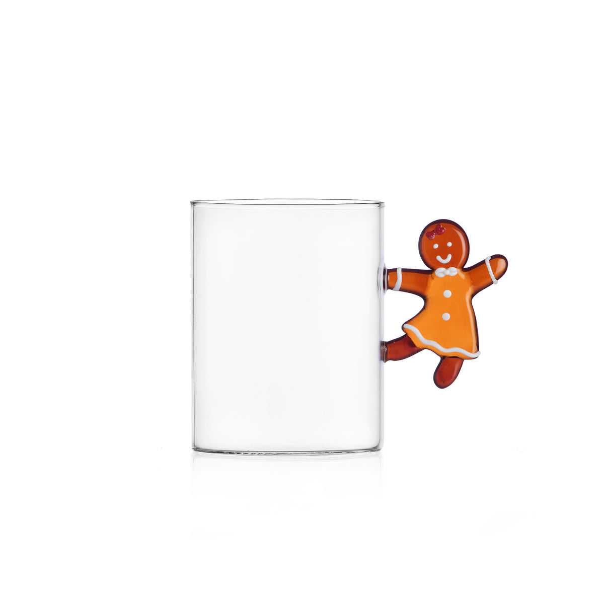 Mug Mrs. Pan di Zenzero Sweet & Candy in vetro borosilicato Ichendorf Milano