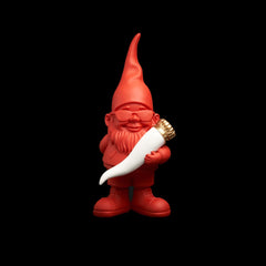 Statuetta In Poliresina Nano Bernardo Lucky Rosso H12 Cm - NANO121093