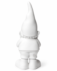 Nano Lover White H12 cm – Gnomo Decorativo con Cuore Rosso