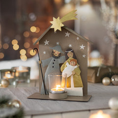 Baden Collection - Natività in Metallo Porta Tealight