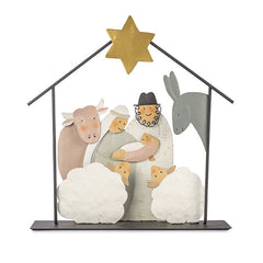 Baden Collection Nativit&agrave; in Metallo H25 x L24Cm - 1248457