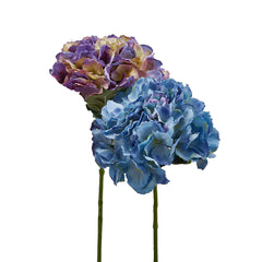 Ortensia artificiale Set 2Pz. Colore Blu mix H45 | Fiori artificiali di qualit&agrave; - 215524,67