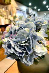 Ortensia artificiale Set 2Pz. Colore Blu mix H45 | Fiori artificiali di qualit&agrave; - 215524,67