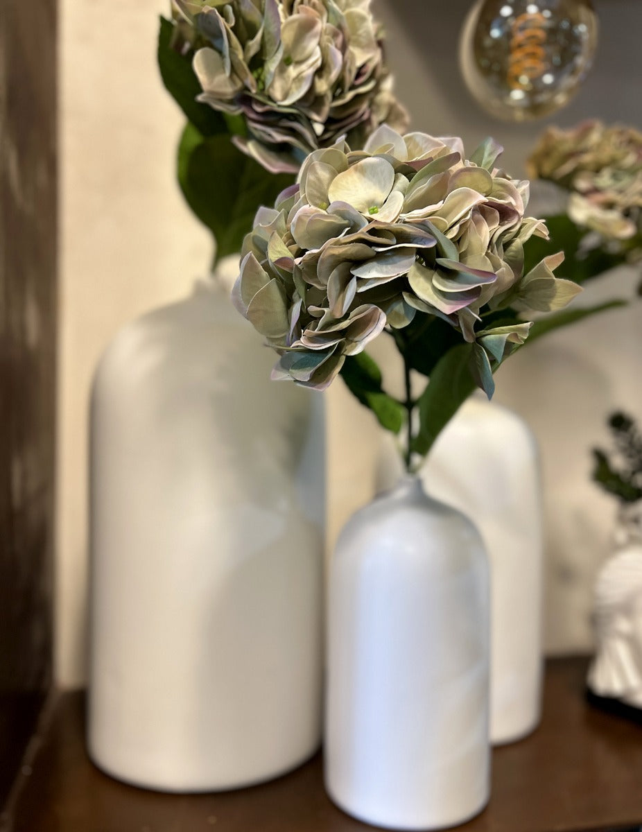 Ortensia artificiale Green Pink Real Touch H50 | Fiori artificiali Real Touch - 215750,75
