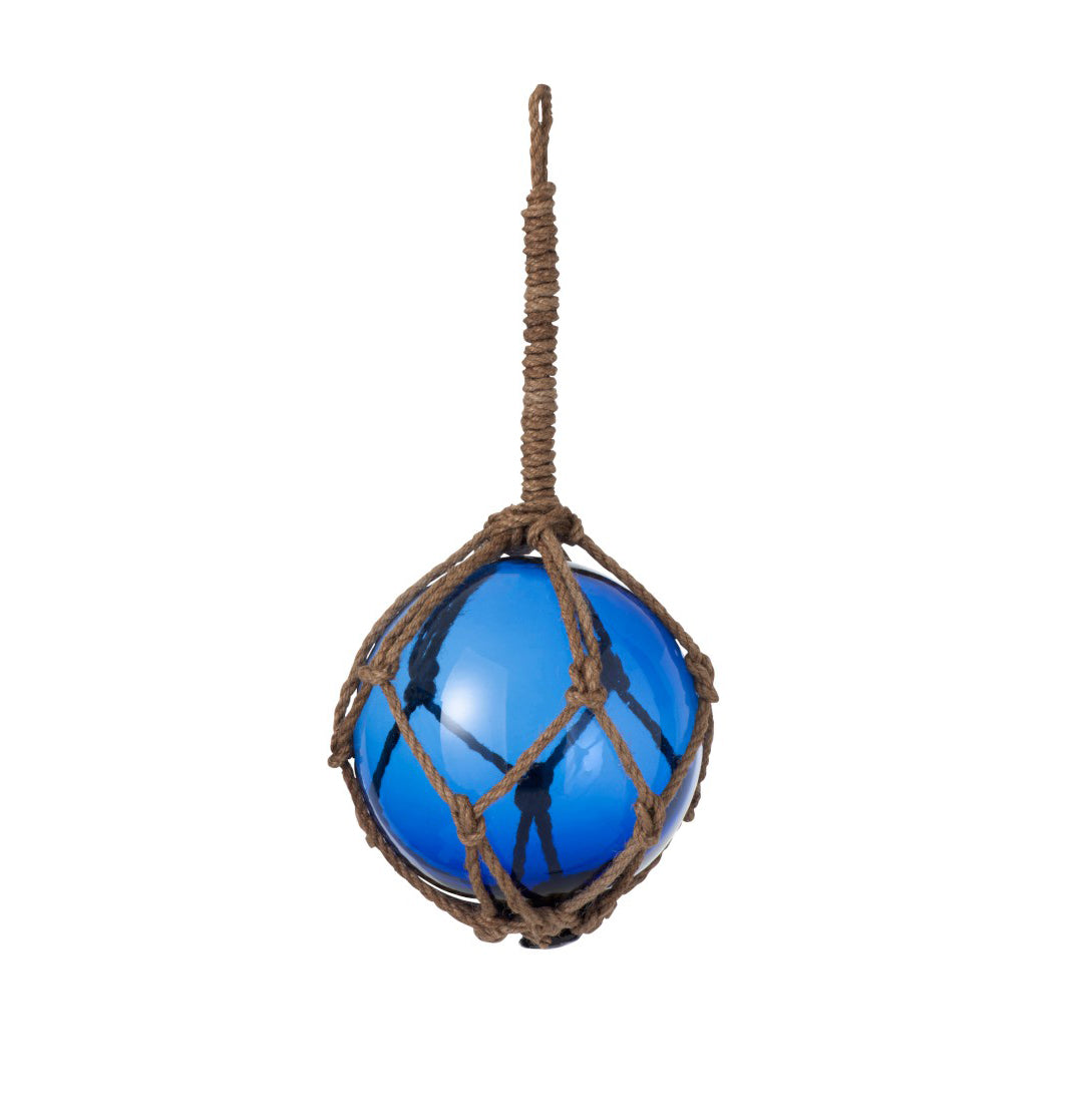 Palla di vetro blu in rete da pesca D20 - 90596