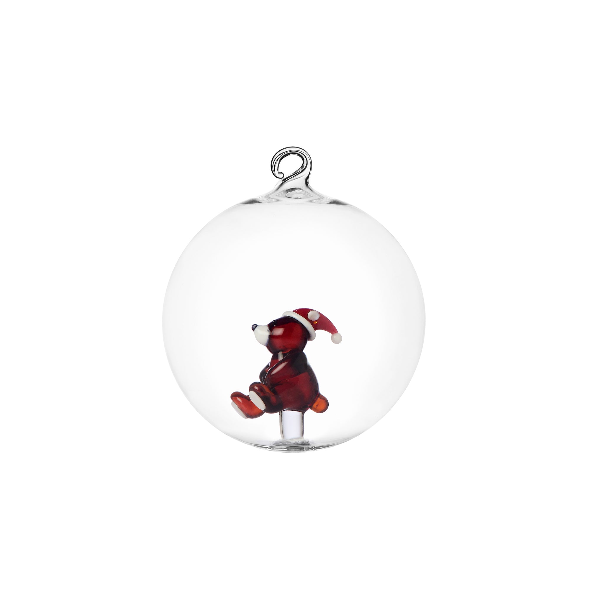 Palla di Natale Orso Bruno con Cappello Woodland Tales Ichendorf Milano 