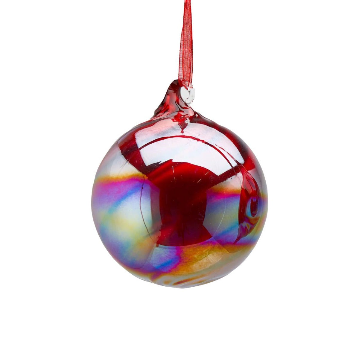Palla vetro spirale Red D12 - 684696,48