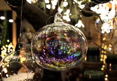 Palla Bolla Iride D15 : Palline di Natale in vetro Iridescente - 678122
