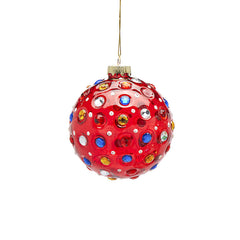 EDG - Enzo De Gasperi Palla in Vetro Rosso Super Gemme D10