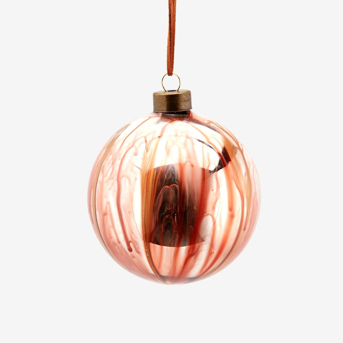 Palla vetro Pennellate D10 | Palline di Natale in vetro - 684262