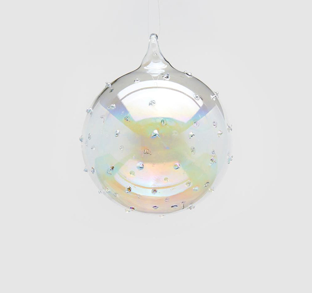 Palla Vetro Mina D8 : Palline di Natale in vetro soffiato - 683309