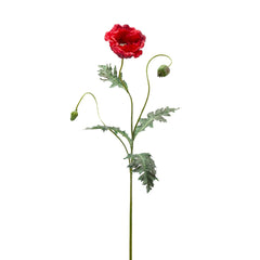 Papavero artificiale rosso H96 - 215613,44