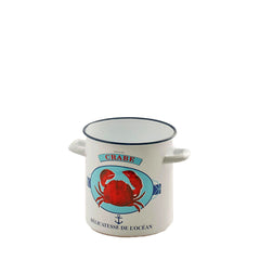 Pentola vintage Granchio: stoviglie in ferro smaltato o vasi in latta EDG - 605135,29