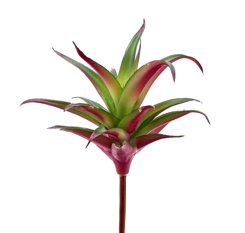 Piantina Artificiale di Agave Verde/Rossa H23 | Piante succulente Artificiali di Qualit&agrave; - 232806,75