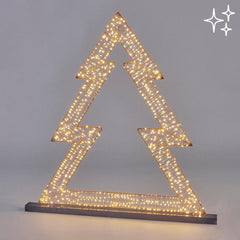 Pino Microled Flat con Base H90 X 760 LED | Decori luminosi natalizi da appoggio EDG - 685797,12
