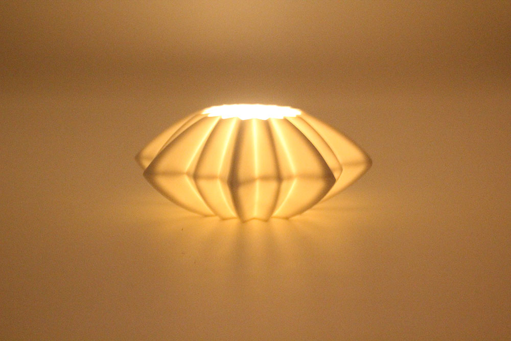Porta Tealight Stella in Ceramica Bianca - 4990119