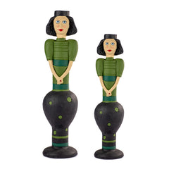 Portacandela Lady Verde  - CONFIG0396