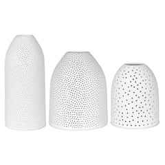 Portacandela Cielo Stellato | Portacandela in ceramica Bianca - CONFIG0414