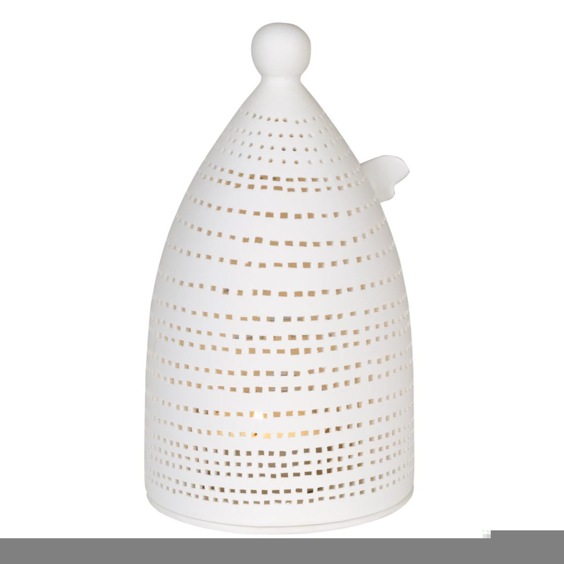 Angelo Porta Tealight in Ceramica Satinata Bianca H20,5 Cm - 4990762