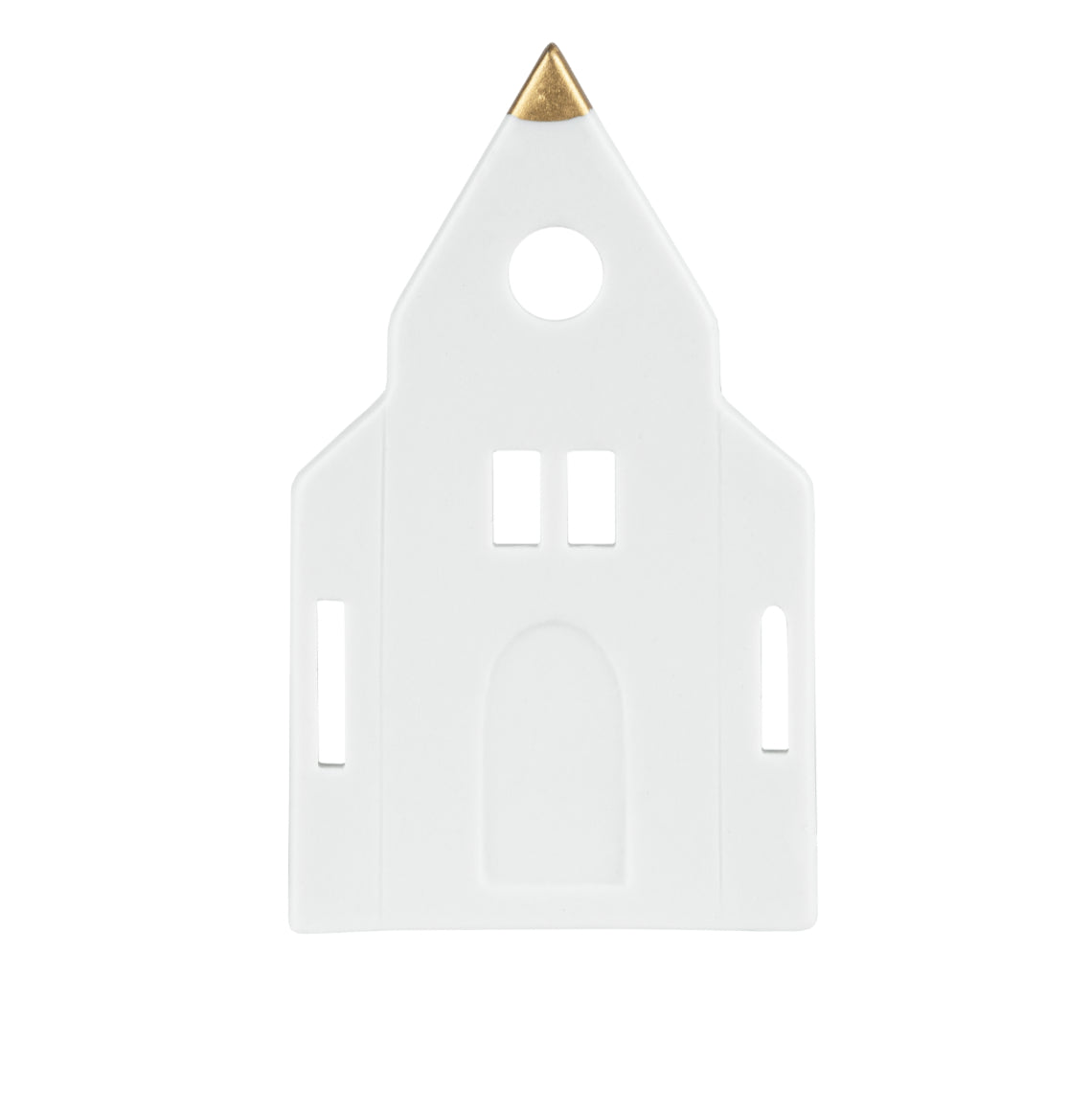Porta Tealight a forma di Chiesa in ceramica - 4990441