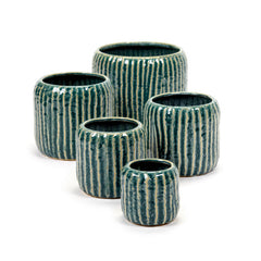 Vaso Blu Sixties | Vasi in Ceramica Design Serax - CONFIG0439