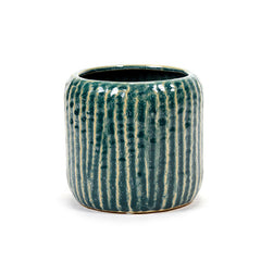 Vaso Blu Sixties H14,5 X D15 | Vasi in Ceramica Design Serax - B4219008