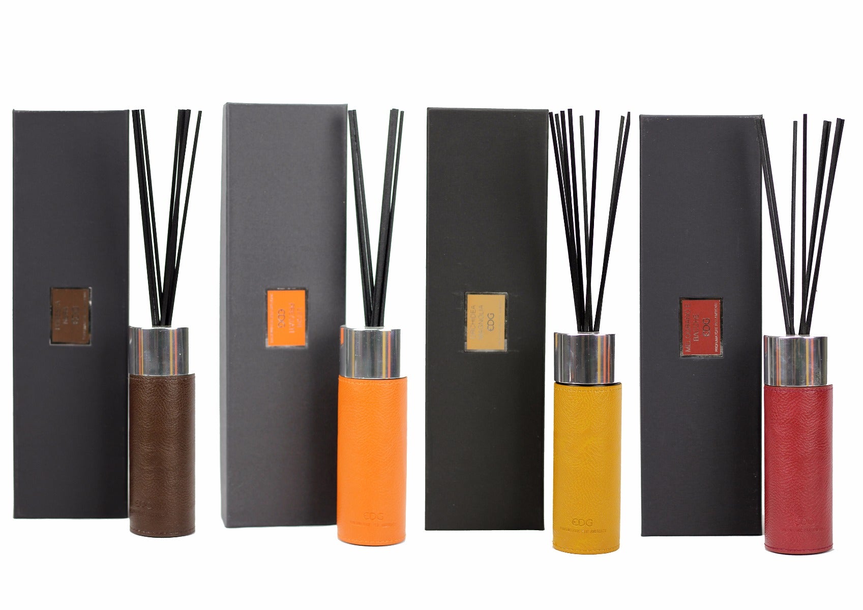 Profumatori ambiente 120ml: diffusore essenze con bastoncini EDG - CONFIG0077