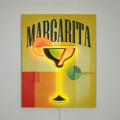 Tela Con Neon Cocktail Margarita - DK-PAINT-RITA