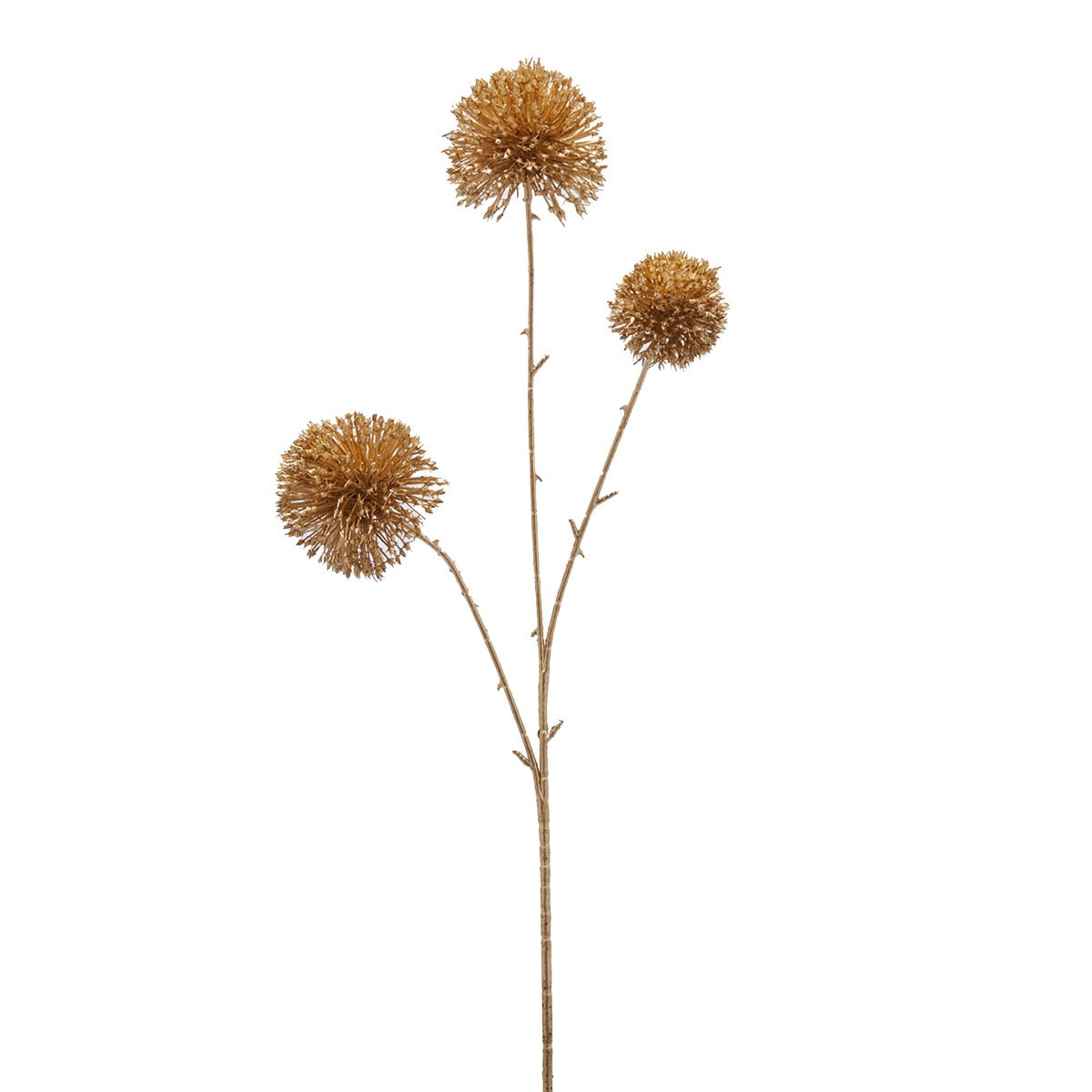 Ramo Allium 3  Fiori Oro H65 | Fiori Artificiali di Qualit&agrave; - 2100226A010
