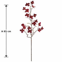 Ramo Cornus Glossy Rosso EDG Enzo De Gasperi altezza H 85 cm