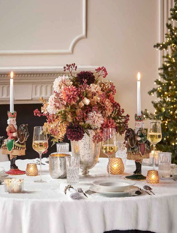 Ramo artificiale di Ilex H58 | Rami natalizi decorativi - 680380