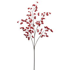 Ilex Ramo H108| Rami natalizi decorativi con bacche rosse - 2500037A400