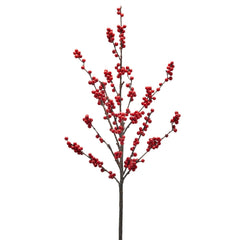 Ilex Ramo H77| Rami natalizi decorativi con bacche rosse - 2500035A400