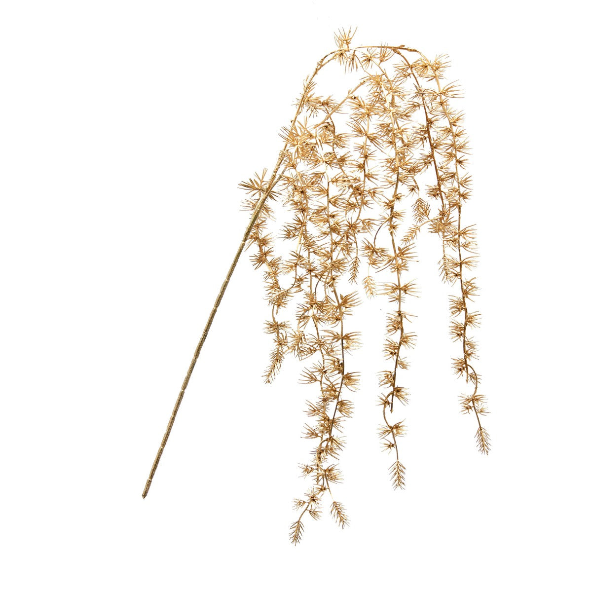 Ramo Artificiale di Larice Cadente Color Oro H95 | Rami Artificiale di Qualit&agrave; - 2300185A010