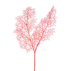 Ramo di Corallo artificiale Rosso H94 | Rami decorativi artificiali di qualit&agrave; - 232185