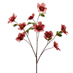 Ramo di Elleboro artificiale con 9 Fiori H100 | Fiori artificiali di qualit&agrave; - 216131