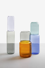 Vaso Revolve H42 Viola - Smoke | Vasi in vetro Ichendorf - 09366100