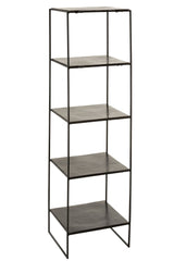 Scaffale industriale Oxidize : Scaffale 5 ripianti in Alluminio e Ferro  - 97001