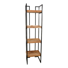Maia: Scaffale Industriale in Legno e Metallo nero - 681421