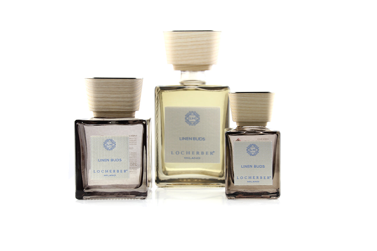 Linen Buds: profumatori ambiente con bastoncini Locherber Milano - CONFIG0064