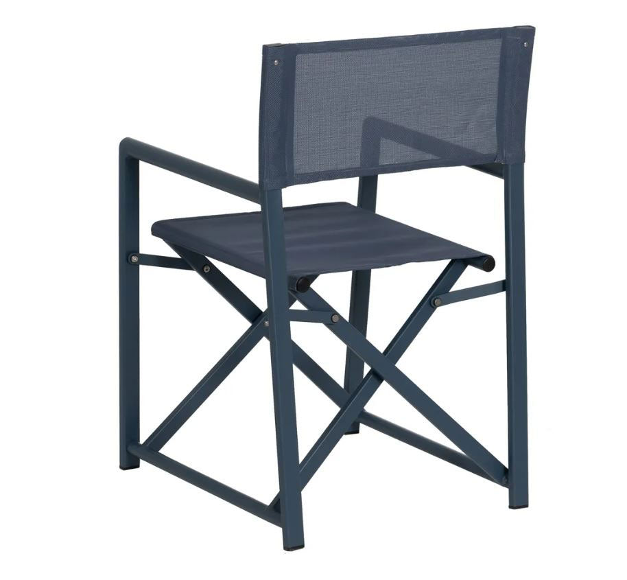 Sedia da Regista in Alluminio Blu L56 X P53 X H84 CM - 610330