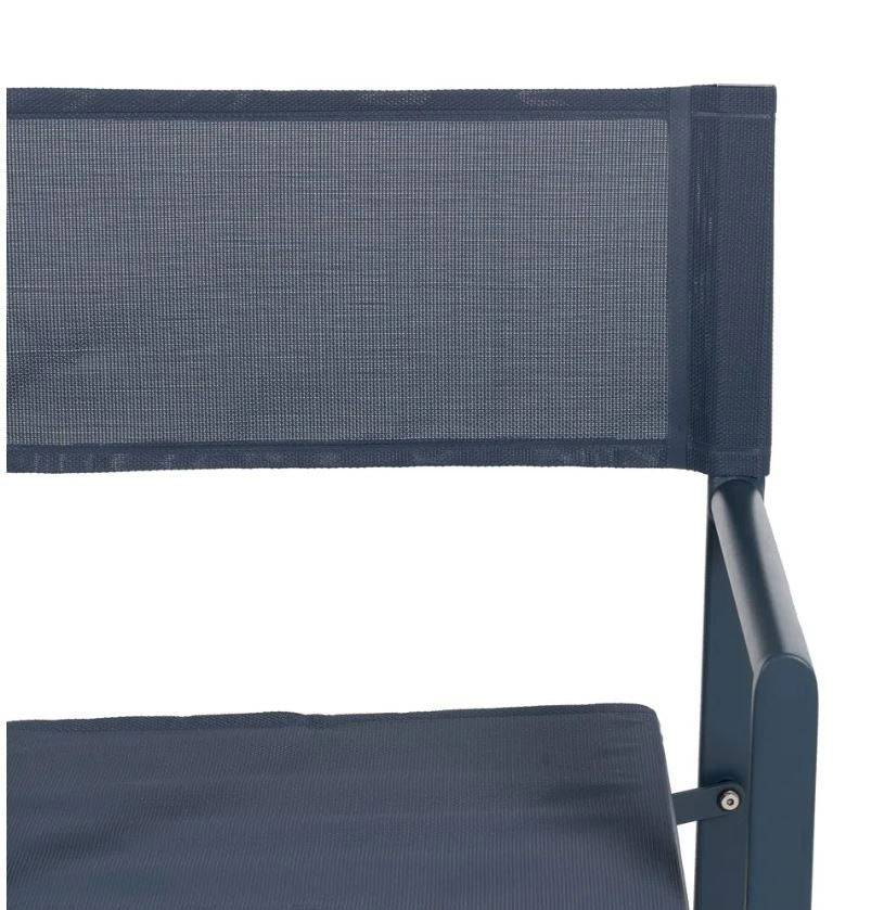 Sedia da Regista in Alluminio Blu L56 X P53 X H84 CM - 610330