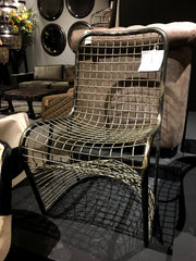 Kick grey metal chair fautieul - 679931