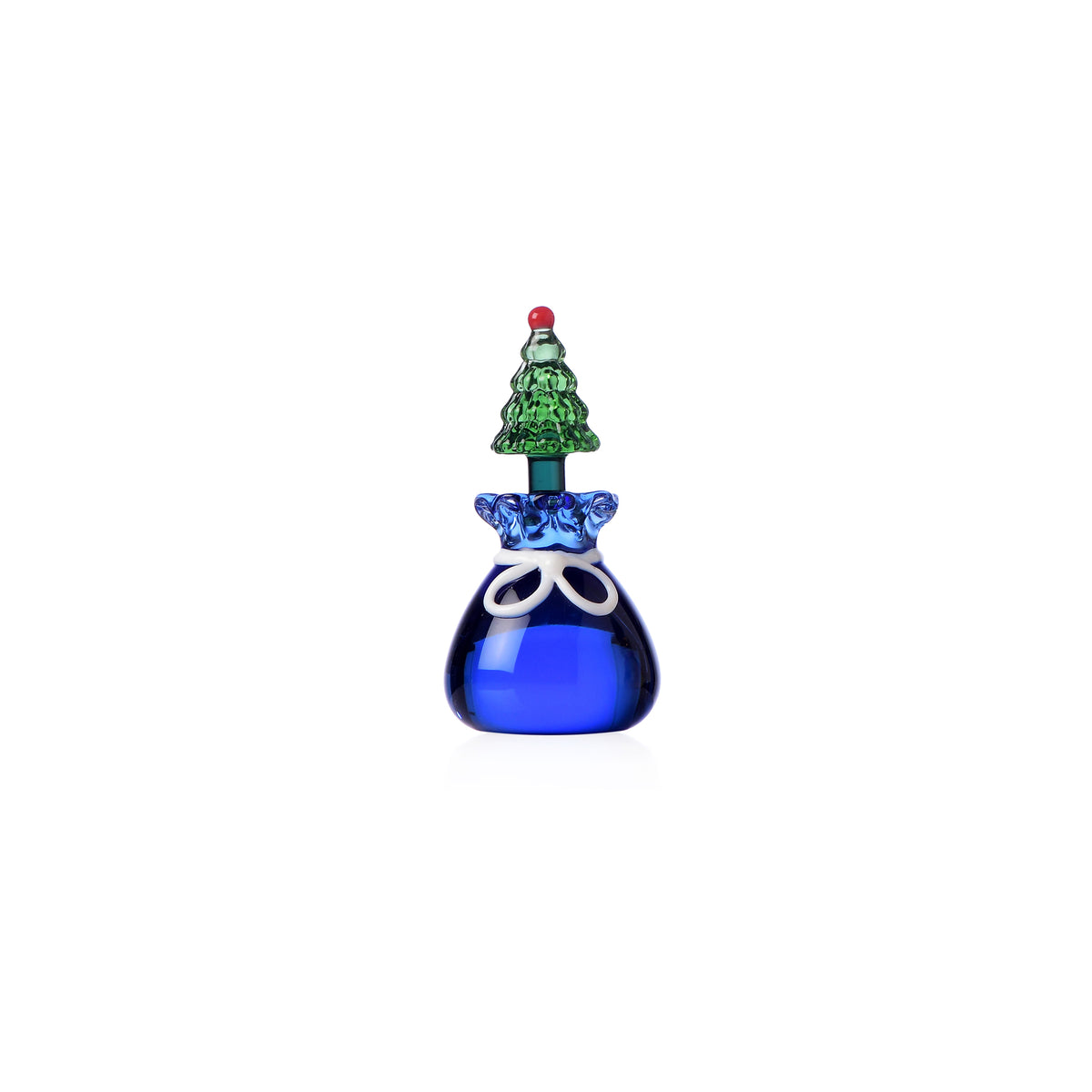 Segnaposto Albero di Natale con Sacco Blu in vetro Christmas Tales Ichendorf Milano