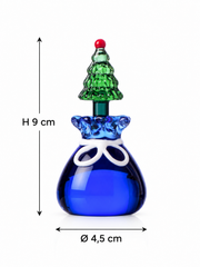 Segnaposto Albero di Natale con Sacco Blu Ichendorf Milano Christmas Tales con dimensioni H 9 cm e diametro 4,5 cm